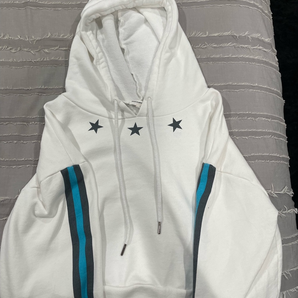 dance & marvel stars and stripes cropped hoodie
